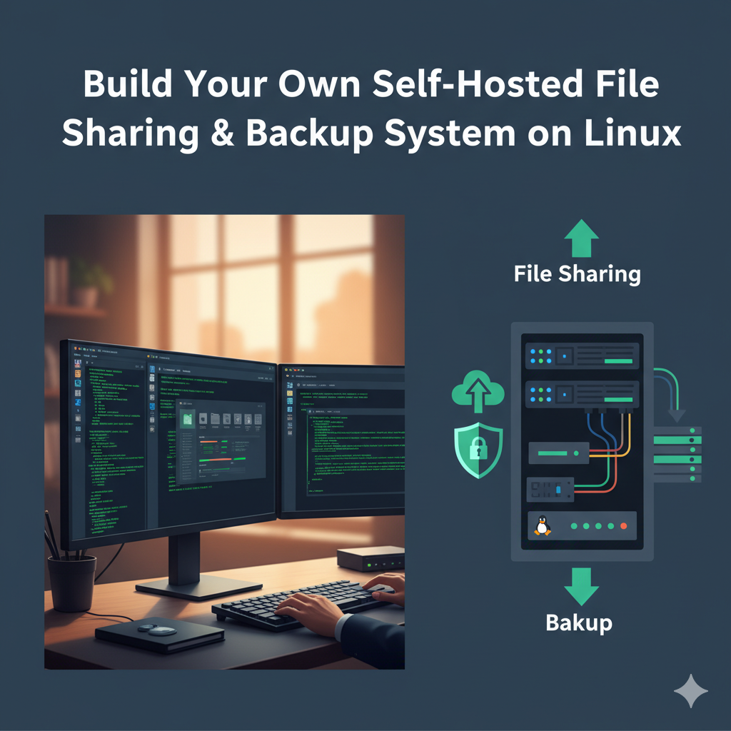 Build Your Own Self-Hosted File Sharing & Backup System on Linux #79